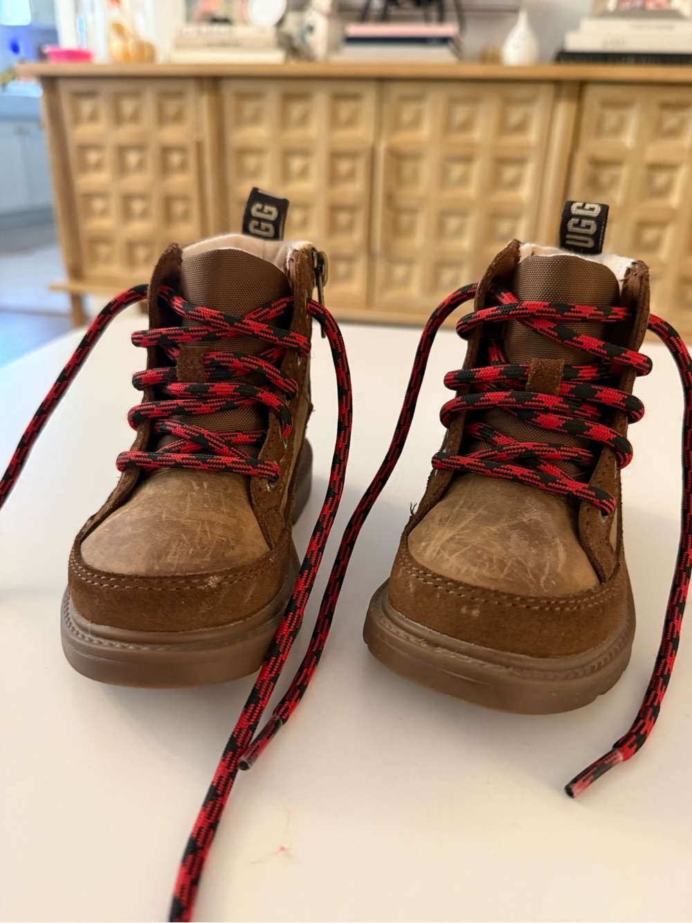 UGG Kids Brown Robley Waterproof Boots